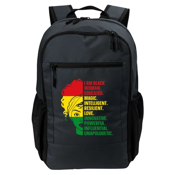 I Am Black And Educated Meaningful Gift Daily Commute Backpack