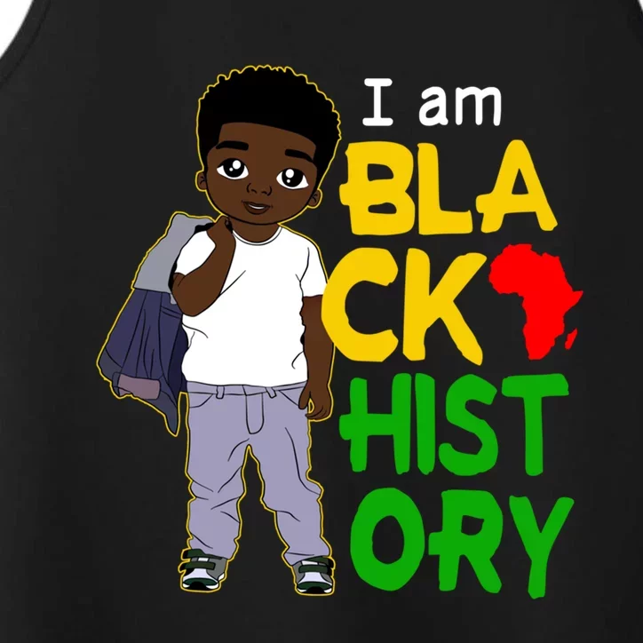 I Am Black History Great Gift I Am African American Gift Performance Tank