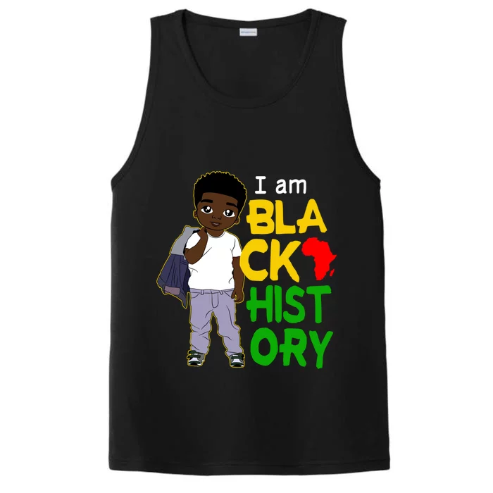 I Am Black History Great Gift I Am African American Gift Performance Tank