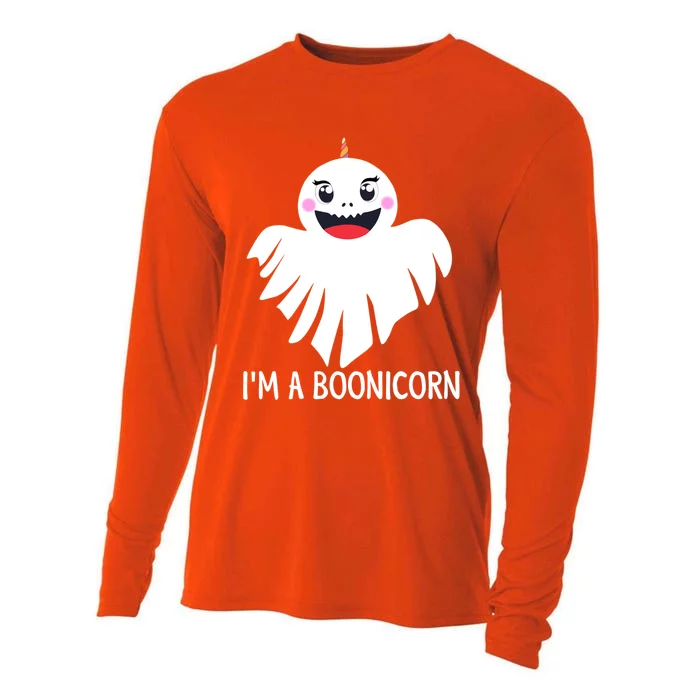 Im A Boonicorn Cute Halloween Gift Unicorn Ghost Meaningful Gift Cooling Performance Long Sleeve Crew