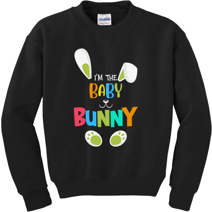 I'm A Baby Bunny Cute Rabbit Ears Family Easter Day Kids Sweatshirt