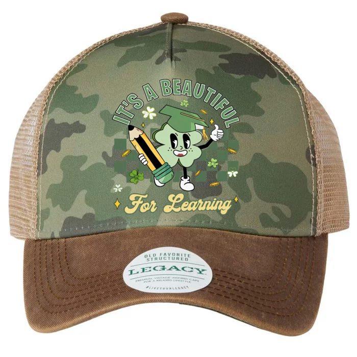 It's A Beautiful Day For Learning Legacy Tie Dye Trucker Hat