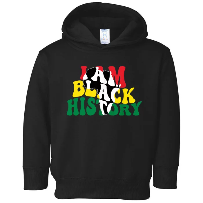 I Am Black History Month African American Toddler Hoodie