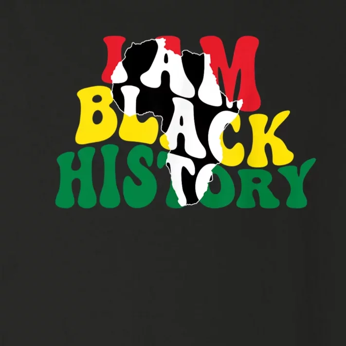 I Am Black History Month African American Toddler Long Sleeve Shirt