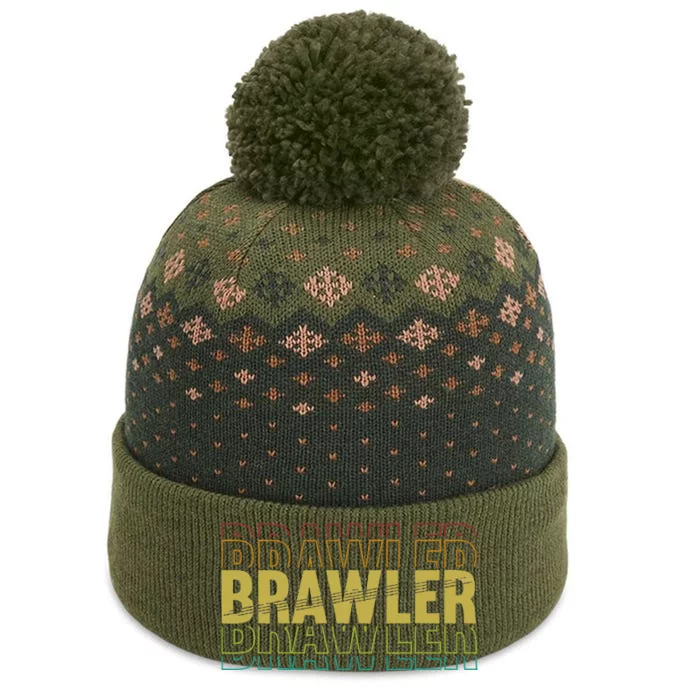 IM A Brawler Showdown Stars The Baniff Cuffed Pom Beanie