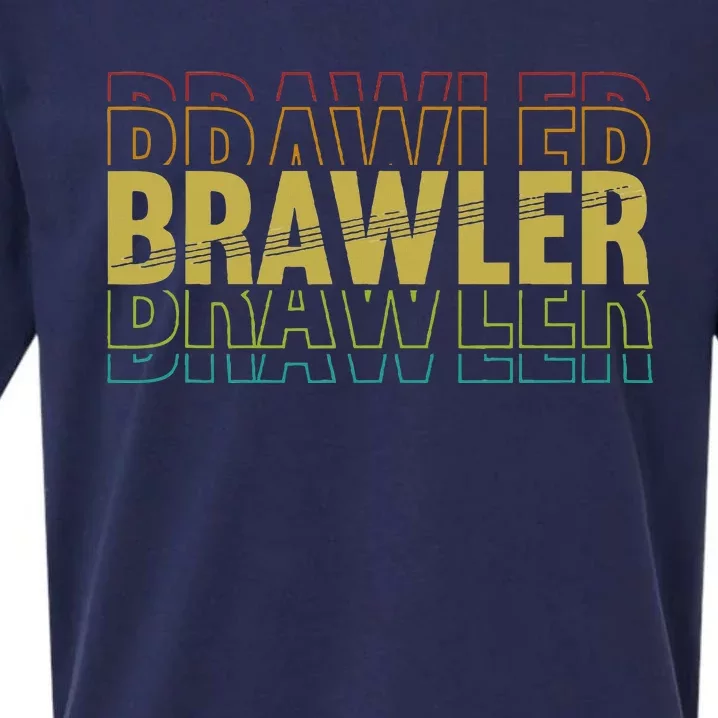 IM A Brawler Showdown Stars Sueded Cloud Jersey T-Shirt