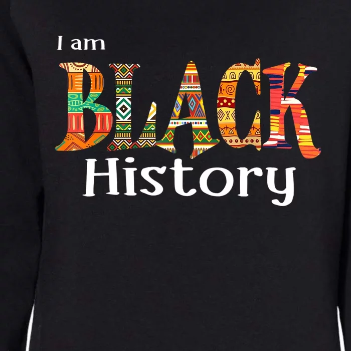 I Am Black History Month African American Black Pride Womens California Wash Sweatshirt