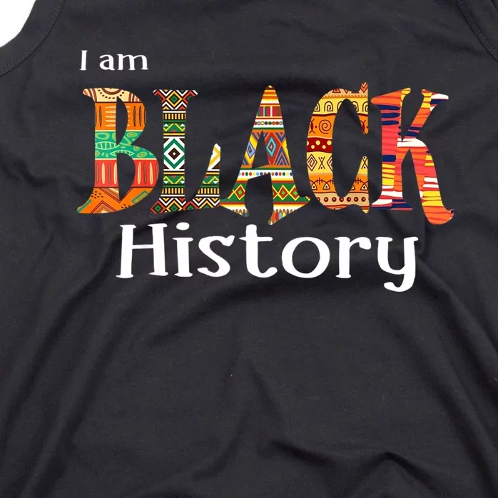 I Am Black History Month African American Black Pride Tank Top