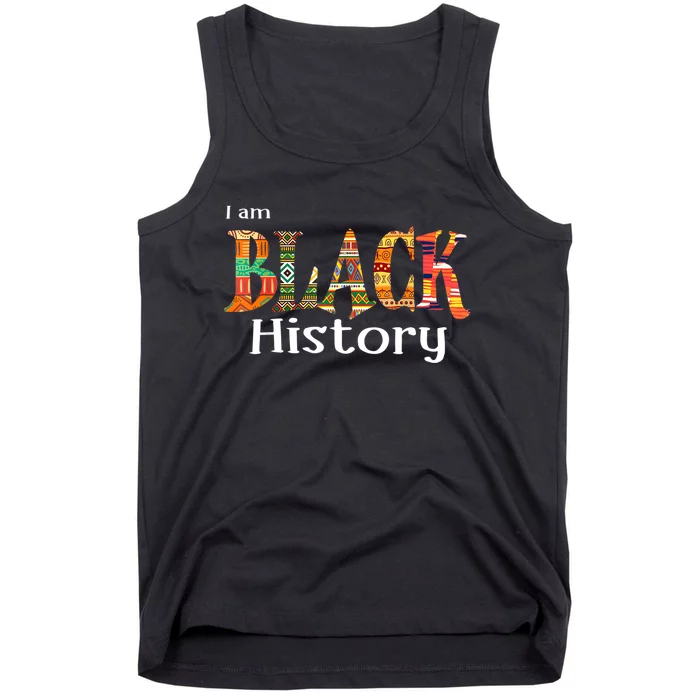 I Am Black History Month African American Black Pride Tank Top