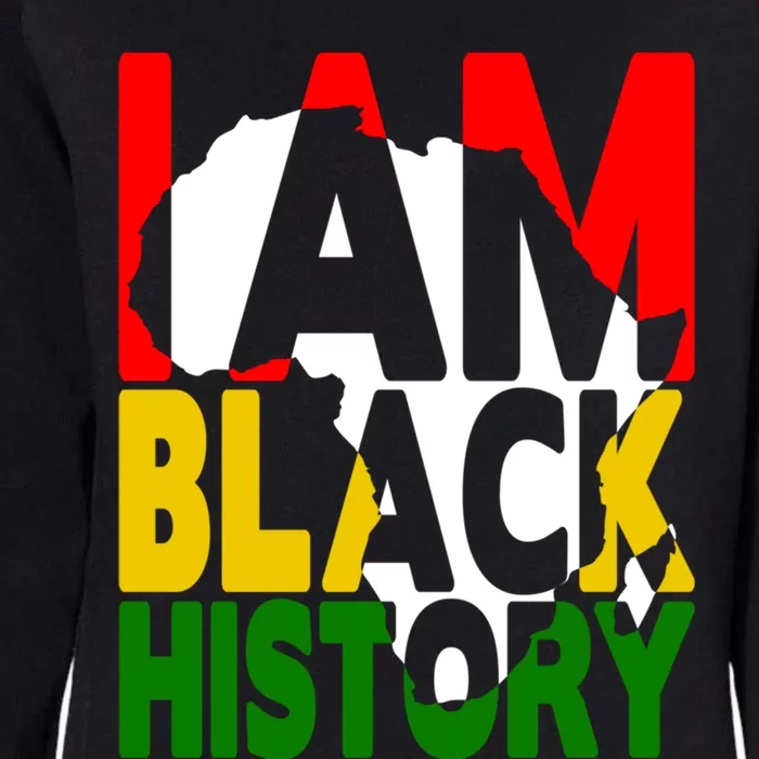 I Am Black History Month African American Pride Celebration Gift Womens California Wash Sweatshirt