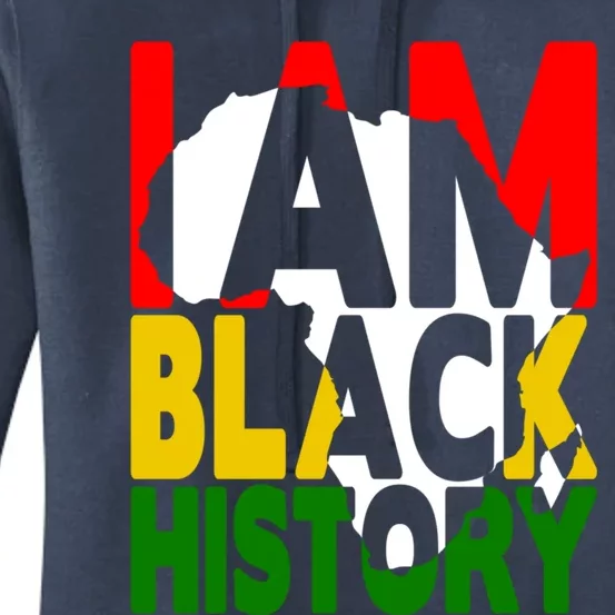 I Am Black History Month African American Pride Celebration Gift Women's Pullover Hoodie