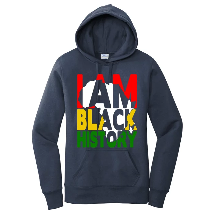 I Am Black History Month African American Pride Celebration Gift Women's Pullover Hoodie