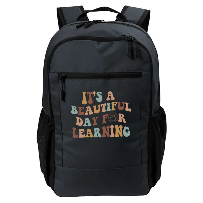 It's A Beautiful Day For Learning Teacher Vintage Cute Gift Daily Commute Backpack