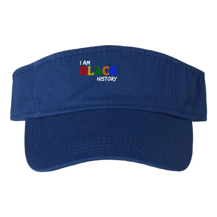 I Am Black History Gift Valucap Bio-Washed Visor