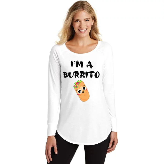 I’M A Burrito Women's Perfect Tri Tunic Long Sleeve Shirt