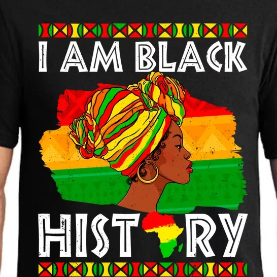 I Am Black History Juneteenth African Black History Month Gift Pajama Set