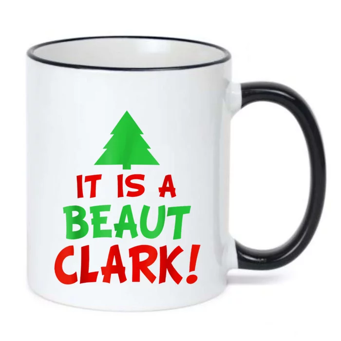 It's A Beaut Clark Christmas Tree Black Color Changing Mug