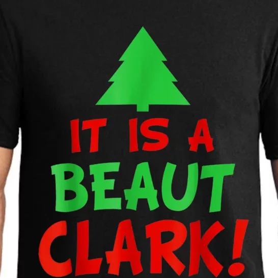 It's A Beaut Clark Christmas Tree Pajama Set