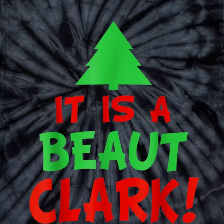 It's A Beaut Clark Christmas Tree Tie-Dye T-Shirt