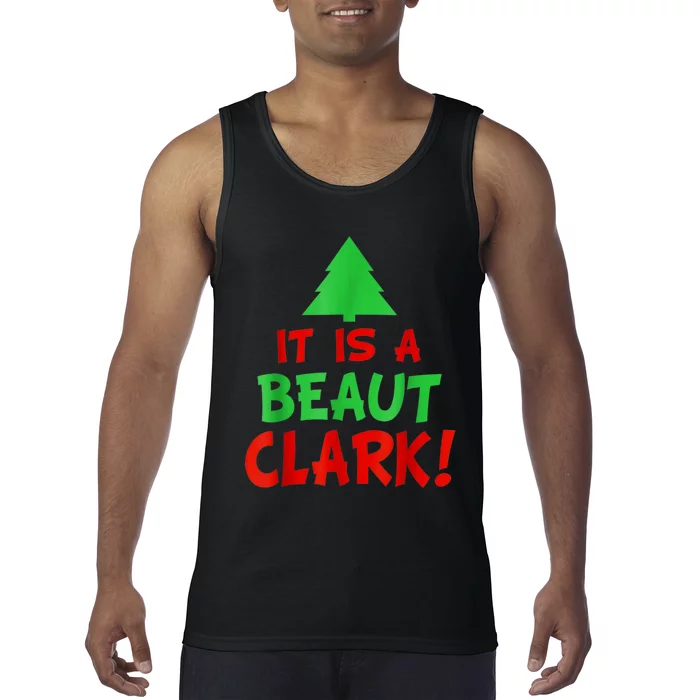 It's A Beaut Clark Christmas Tree Tank Top