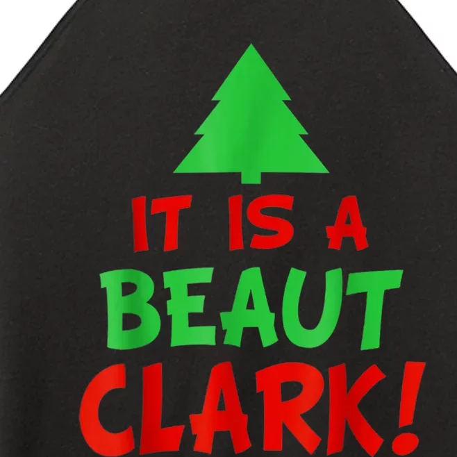 It's A Beaut Clark Christmas Tree Women’s Perfect Tri Rocker Tank