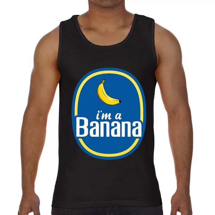 IM A Banana Costume Halloween Fruit Sticker Comfort Colors® Tank Top