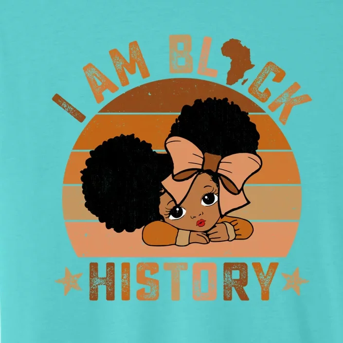 I Am Black History Juneteenth Black With Afro Hair Gift ChromaSoft Performance T-Shirt