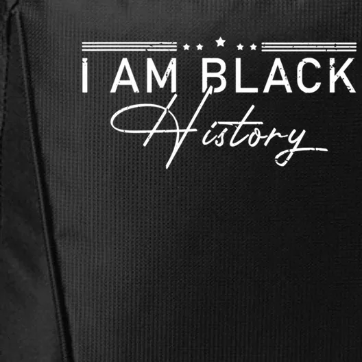 I Am Black History Black History Month Gift City Backpack