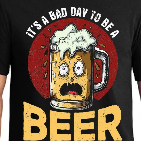 Its A B.A.D Day To Be A Beer Sarcastic Beer Drinking Pajama Set