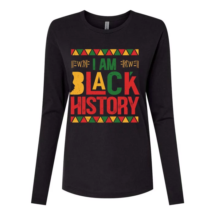 I Am Black History Juneteenth Great Gift Womens Cotton Relaxed Long Sleeve T-Shirt