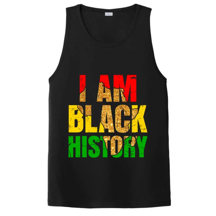 I Am Black History Juneteenth Black Pride And Culture Gift Performance Tank