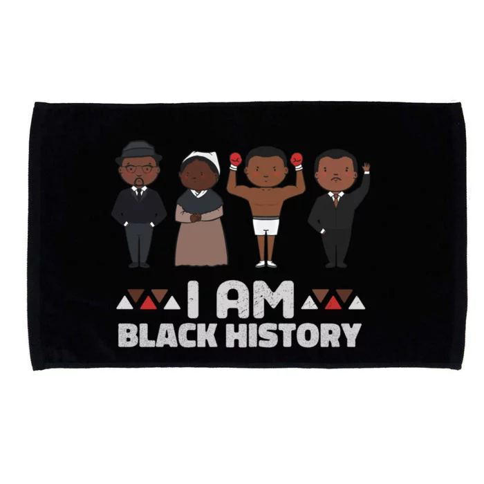 I Am Black History Future Melanin King Black Magic Gift Microfiber Hand Towel