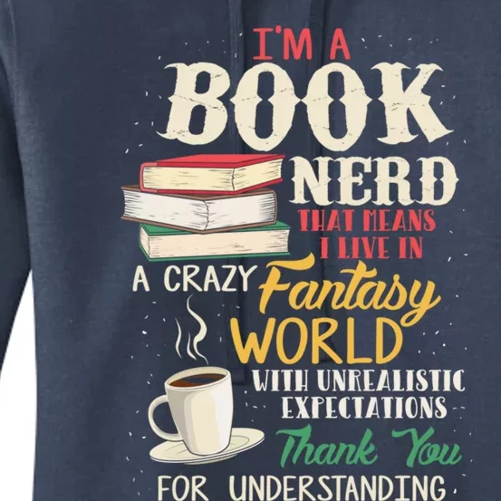 I'm a Book Nerd - Book Lover - Literature Women's Pullover Hoodie