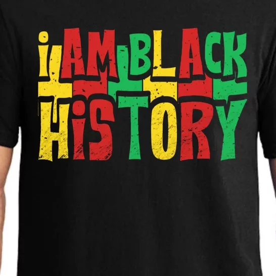 I Am Black History Juneteenth Retro Black History Month Gift Pajama Set