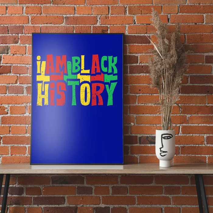 I Am Black History Juneteenth Retro Black History Month Gift Poster