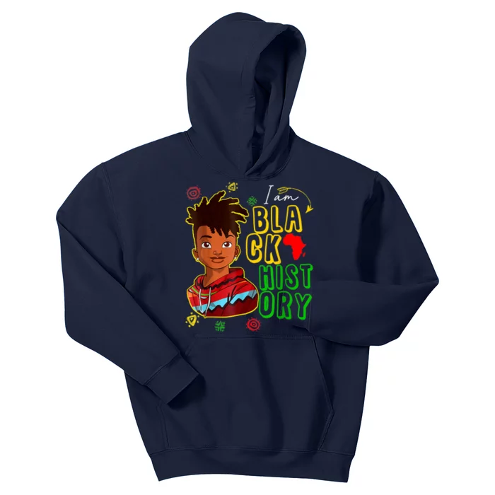 I Am Black History Month Black History Month African American Black Kids Hoodie