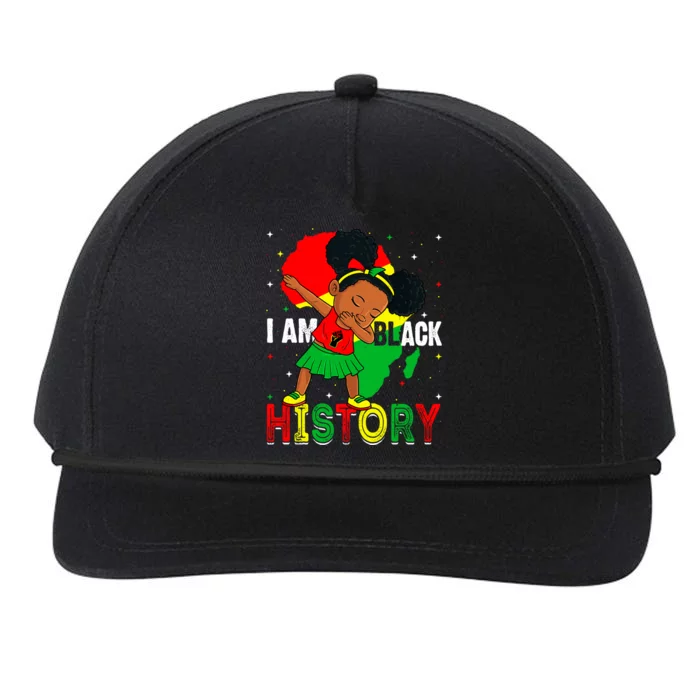 I Am Black History Juneteenth Black History Month Funny Gift Snapback Five-Panel Rope Hat