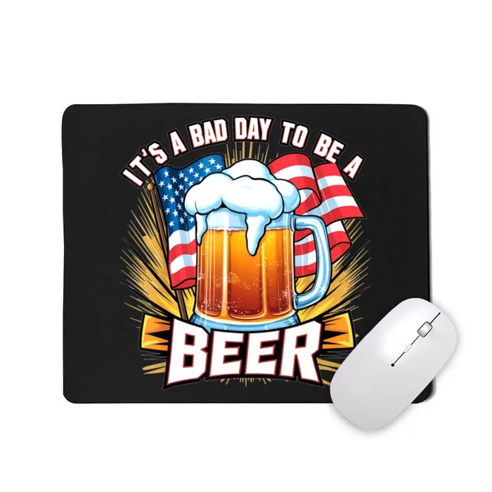 Its A Badday To Be A Beer Vintage Mousepad