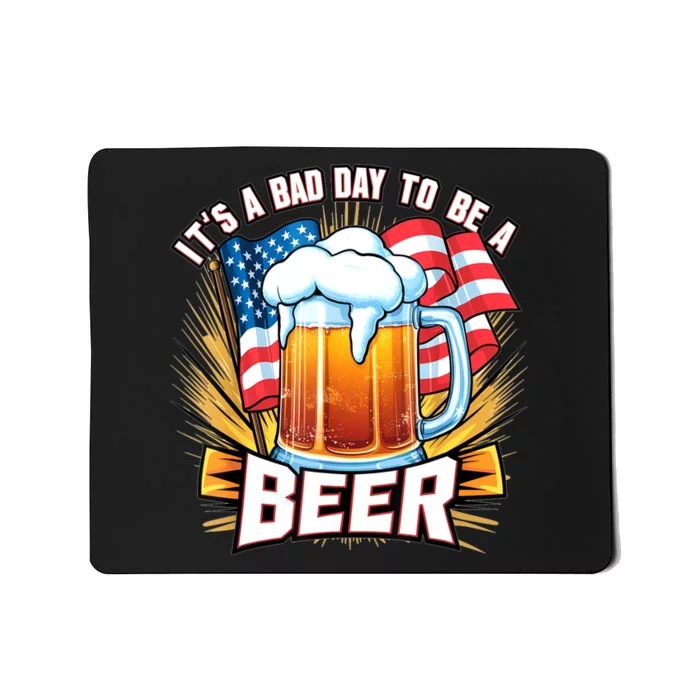 Its A Badday To Be A Beer Vintage Mousepad