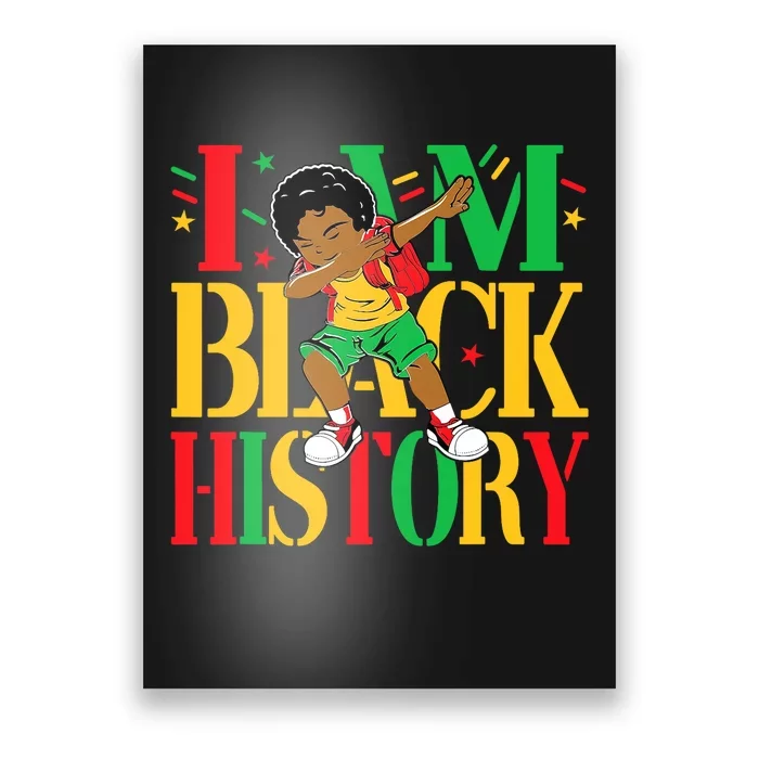 I Am Black History Month African American Poster