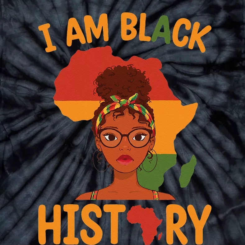 I Am Black History Mother's Day Juneteenth Independence Day Tie-Dye T-Shirt