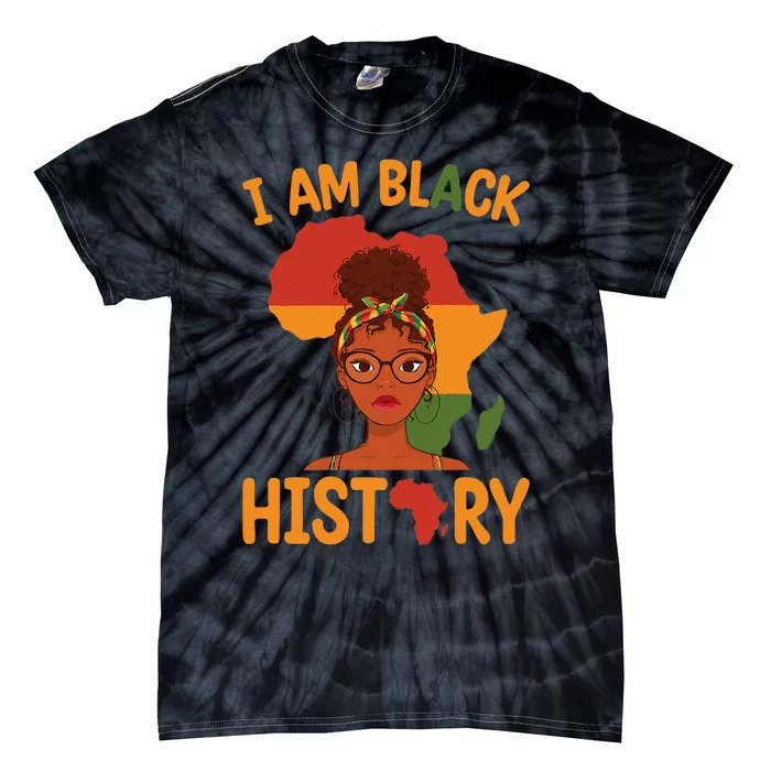 I Am Black History Mother's Day Juneteenth Independence Day Tie-Dye T-Shirt