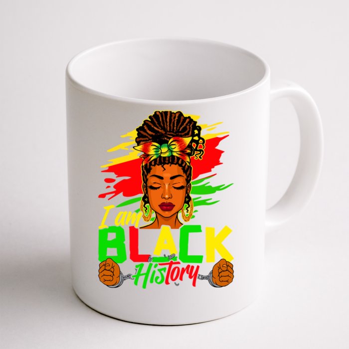 I Am Black History Month African American Juneteenth Gift Front & Back Coffee Mug