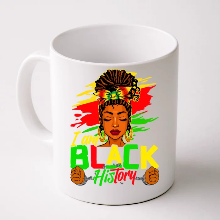 I Am Black History Month African American Juneteenth Gift Front & Back Coffee Mug