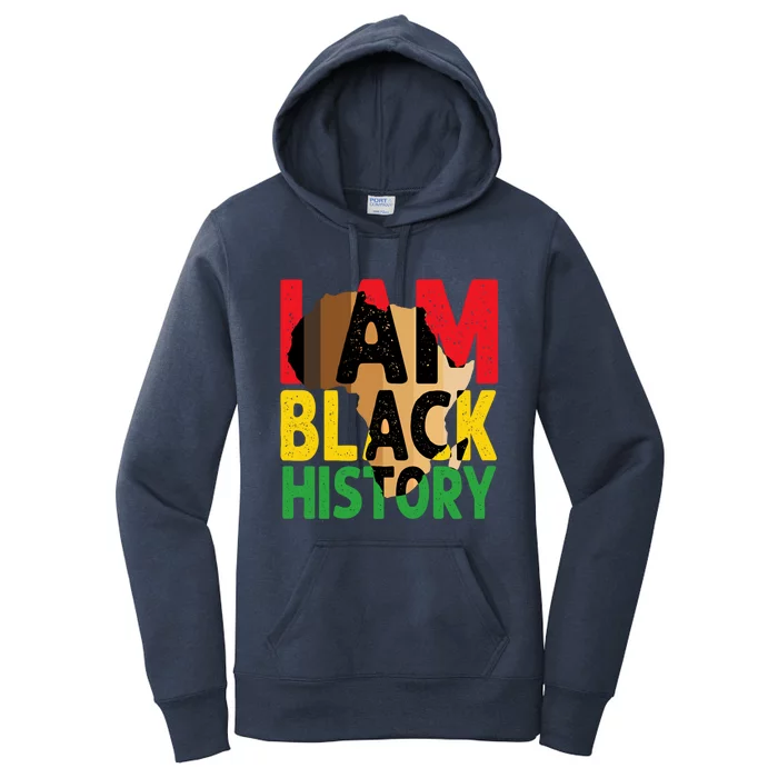 I Am Black History Month Celebration African American Pride Cool Gift Women's Pullover Hoodie