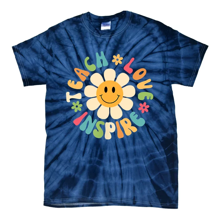 Its A Beautiful Day For Learning 2 Sided Teacher Life Book Tie-Dye T-Shirt