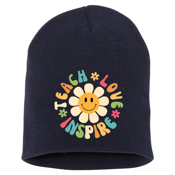 Its A Beautiful Day For Learning 2 Sided Teacher Life Book Short Acrylic Beanie