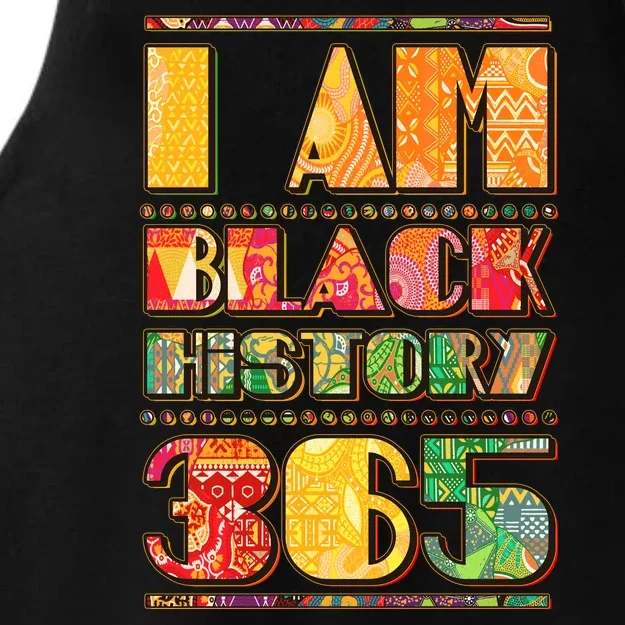 I Am Black History 365 Ladies Tri-Blend Wicking Tank