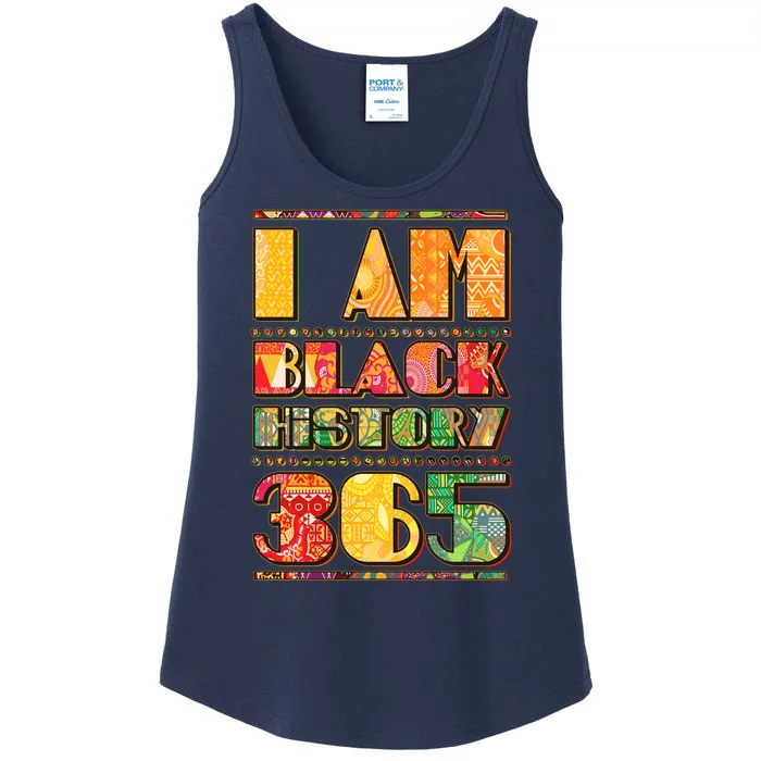 I Am Black History 365 Ladies Essential Tank