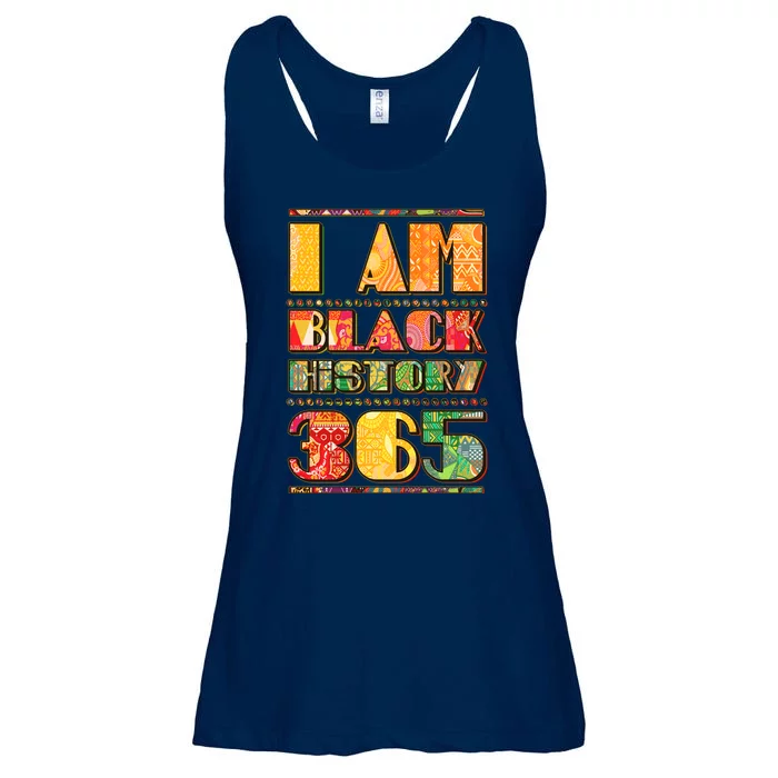 I Am Black History 365 Ladies Essential Flowy Tank